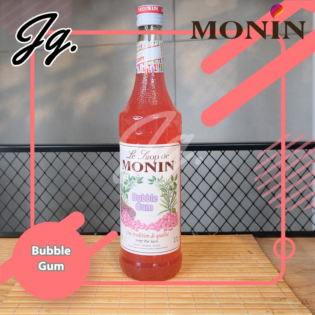 

SYRUP MONIN BUBBLE GUM 700 ml SIRUP BUBBLE GUM