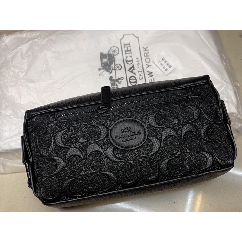 Clutch coach original leather Tas Tangan Card mirror pria/wanita