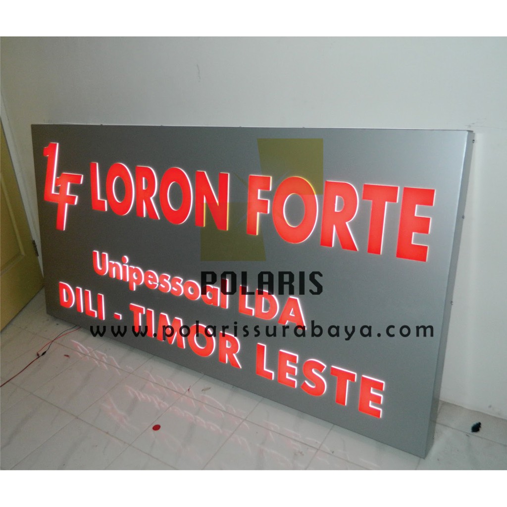 NEON BOX AKRILIK LAMPU LED/PAPAN NAMA PERUSAHAAN MENYALA LAMPU LED/NEONBOX ACRYLIC