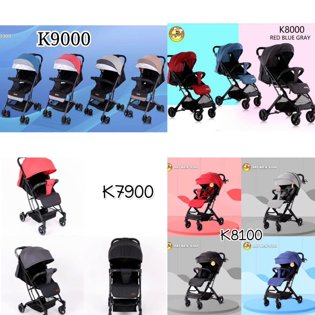 PACIFIC BABY STROLLER K7000/K7900/K8000/K8100/K8800/K9000/K9100/K9300/K9500/K9700 CABIN SIZE KERETA 