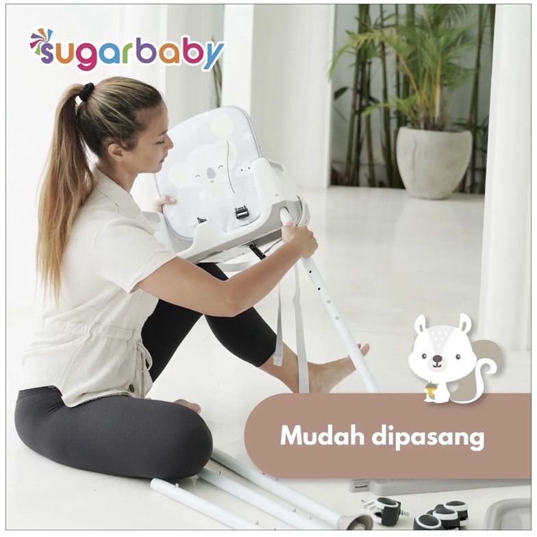 GRAB / GOJEK SUGAR BABY FUN CHAIR KURSI BAYI MY CHAIR KURSI SUGARBABY / 4IN1 FOLDED BOOSTER  &amp; CHAIR SIT ON ME (CONVERTIBLE BABY HIGH CHAIR 6IN1)