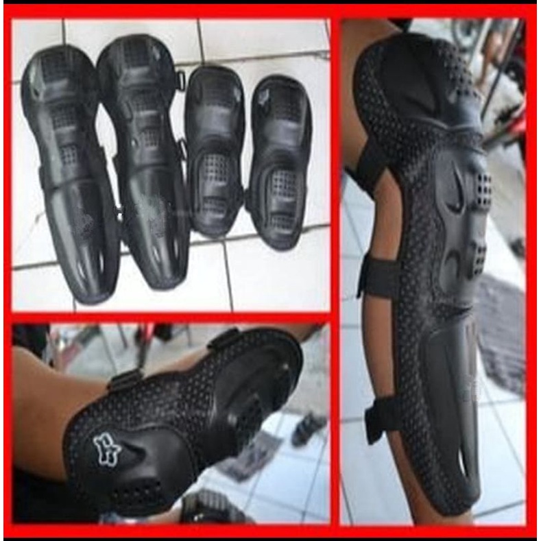 deker tactical downhill fx protector lutut dan sikut rubah