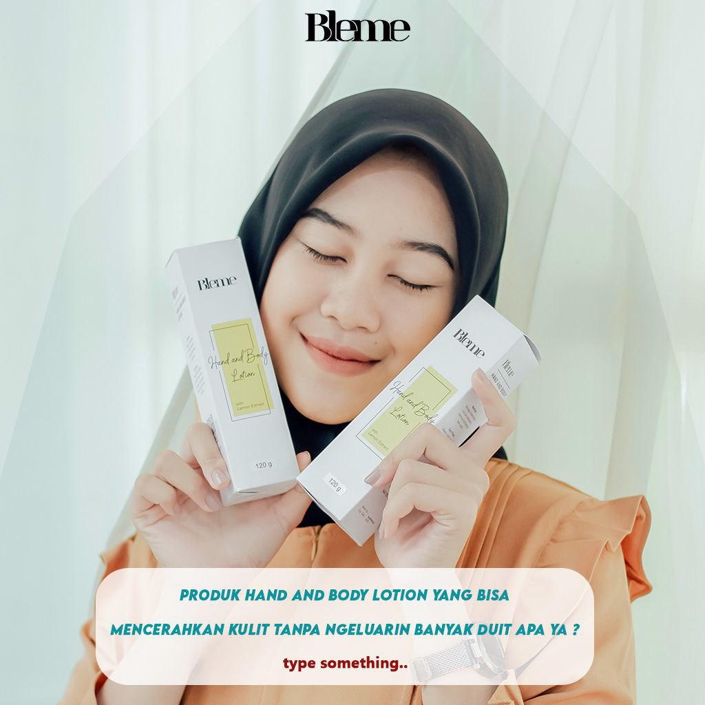 bleme bodylotion pemutih badan tanpa suntik putih AMAN DAN BPOM