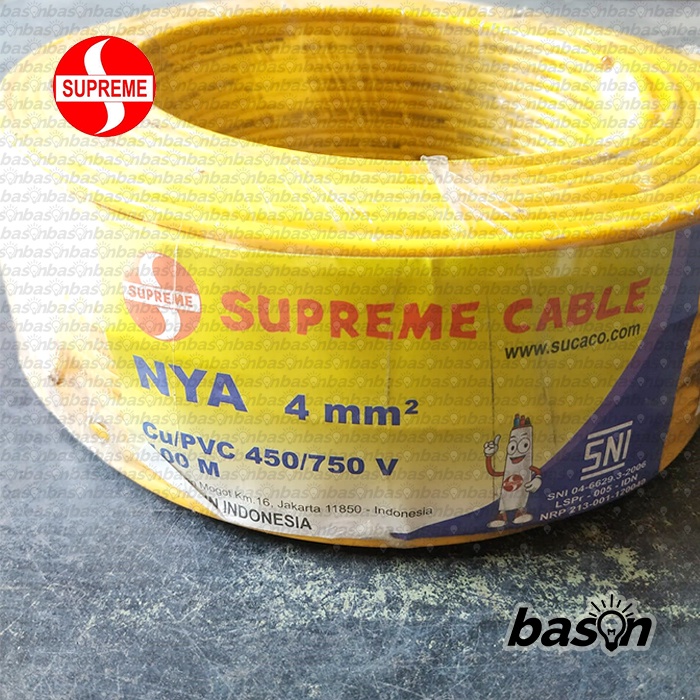 Supreme NYA 1x4mm @ 100 meter - Kabel Listrik Jumper