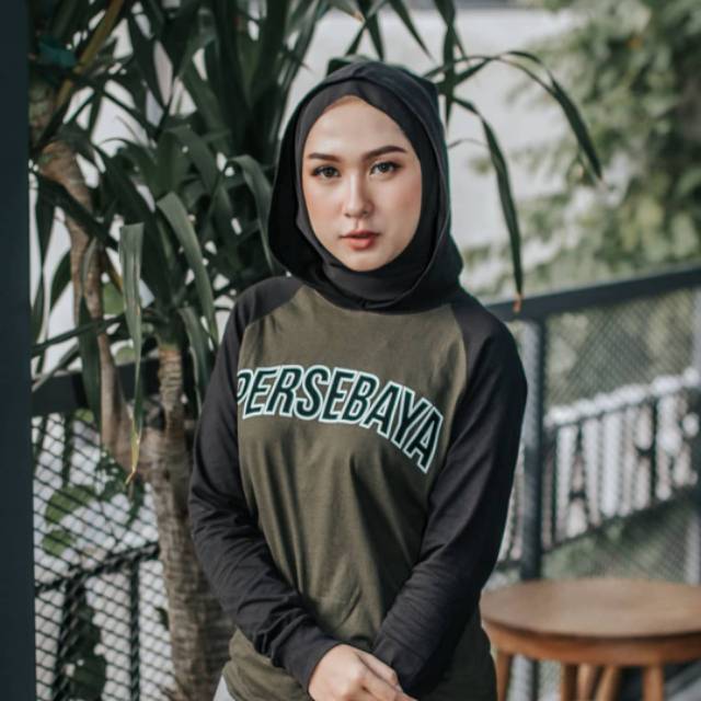 LS Hoodie persebaya raglan