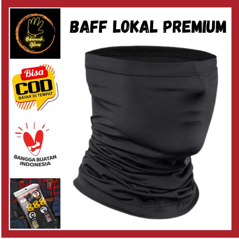 Baff Lokal Masker Pelindung Mulut Premium Bandana Multifungsi aksesoris motor Berkualitas untuk Olahraga sport