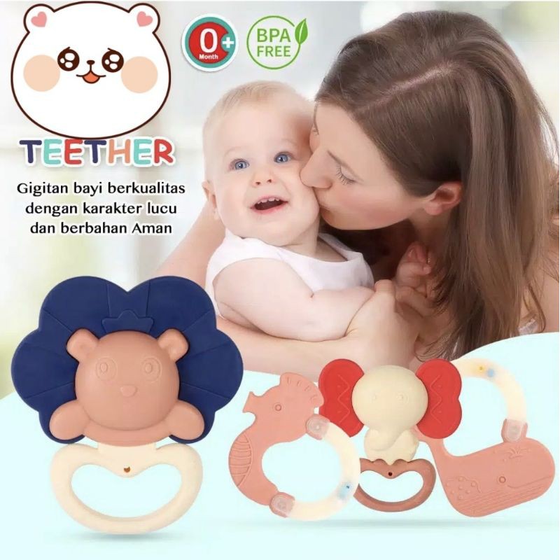 Teether / Mainan Gigitan Bayi / Mainan Tumbuh Gigi Bayi