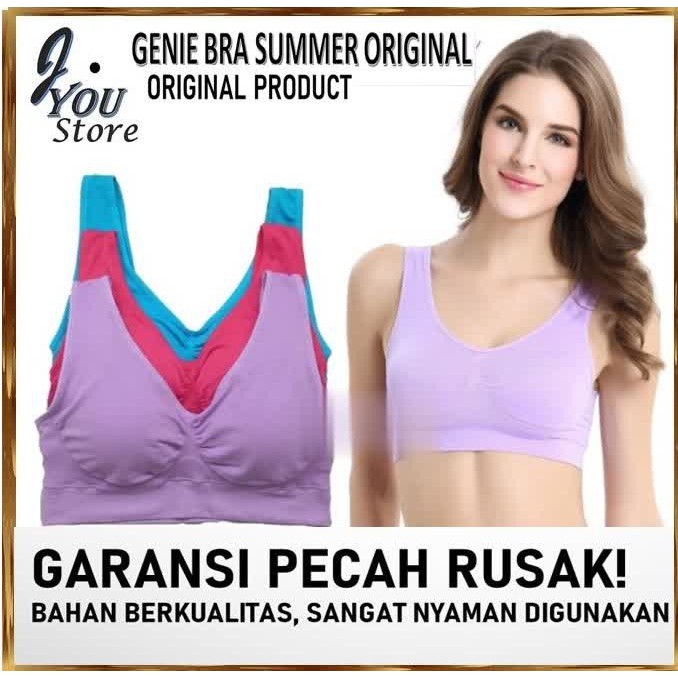BH Bra Genie BRA SUMMER ORIGINAL JAPAN BH Tanpa Kawat BRA Wanita tanpa kawat