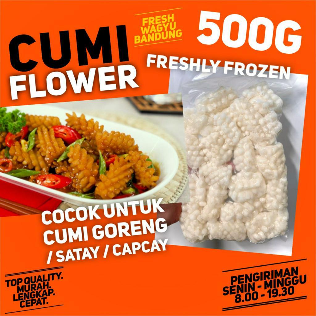 

CUMI FLOWER IMPOR CALAMARI FRESH Squid Kembang Seafood Premium