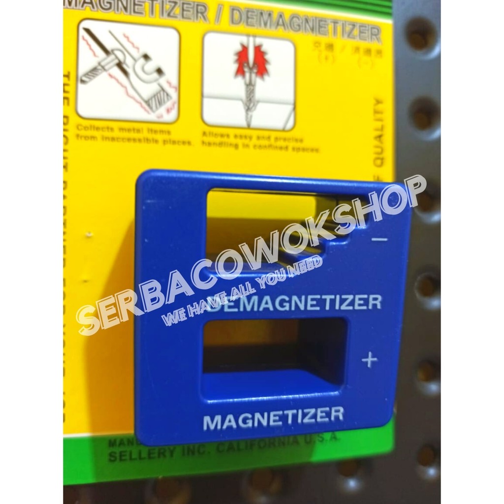 Sellery Magnetizer Demagnetizer Penghilang Pemberi Daya Magnet Obeng Termurah Berkualitas