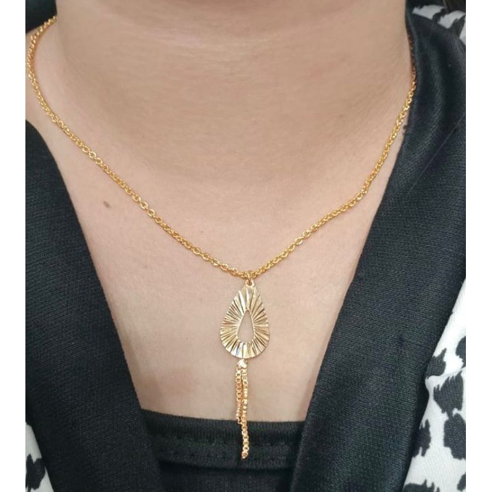 kalung set leontin//kalung pengganti emas//perhiasan //kalung