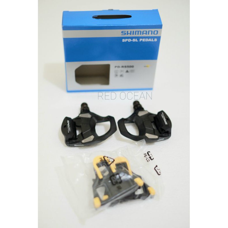 PEDAL SHIMANO RS500 NEW black PENGGANTI R540