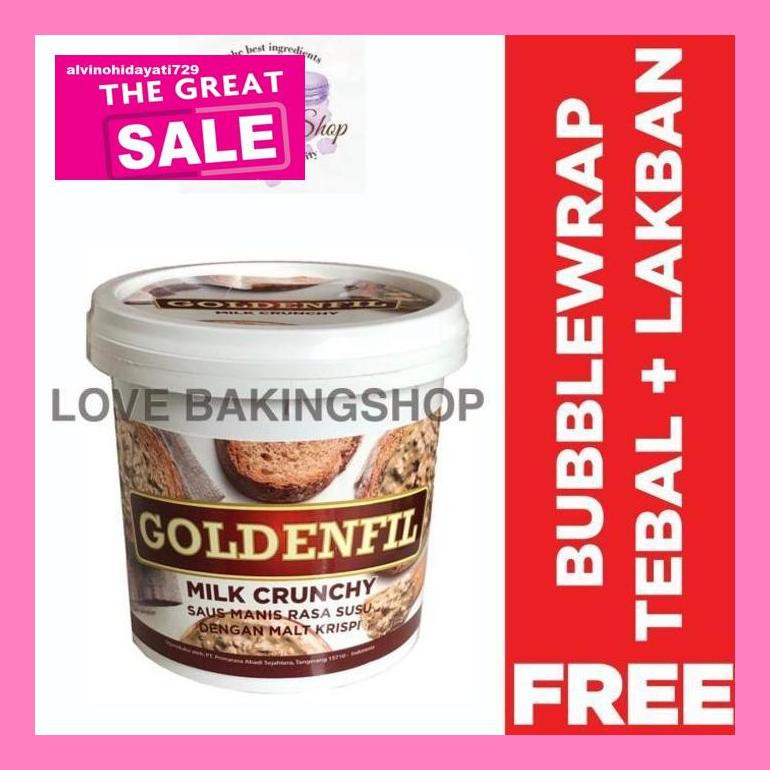 

Al04Nind Khusus Gojek Goldenfil Chocolate Spread 1Kg Chocomaltine Olesan Roti - Milk Chocolate