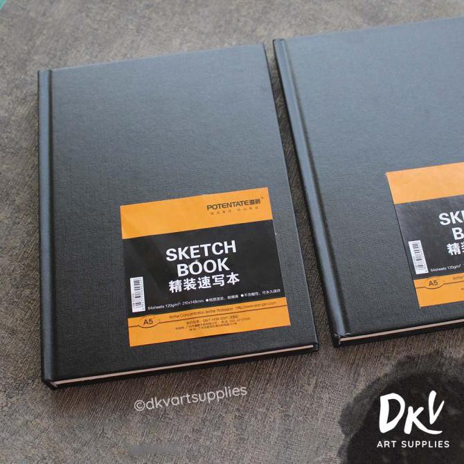 

Mudah Potentate Sketchbook A5 120Gsm Hard Cover - A5 Jilid Jahit Terlaris