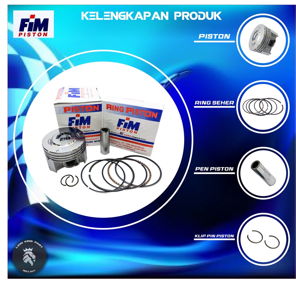 PISTON KIT JUPITR Z VEGA R NEW FIM45 FIM 45 PIN 13-1