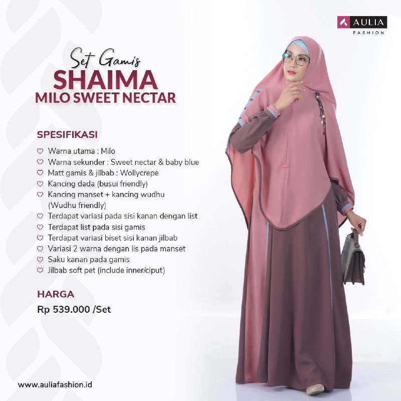 GAMIS AULIA SHAIMA MILO SWEET NECTAR