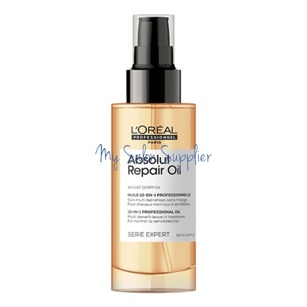 Loreal Serie Expert Wheat Oil Absolut Repair Serum Protection Rambut 90ml