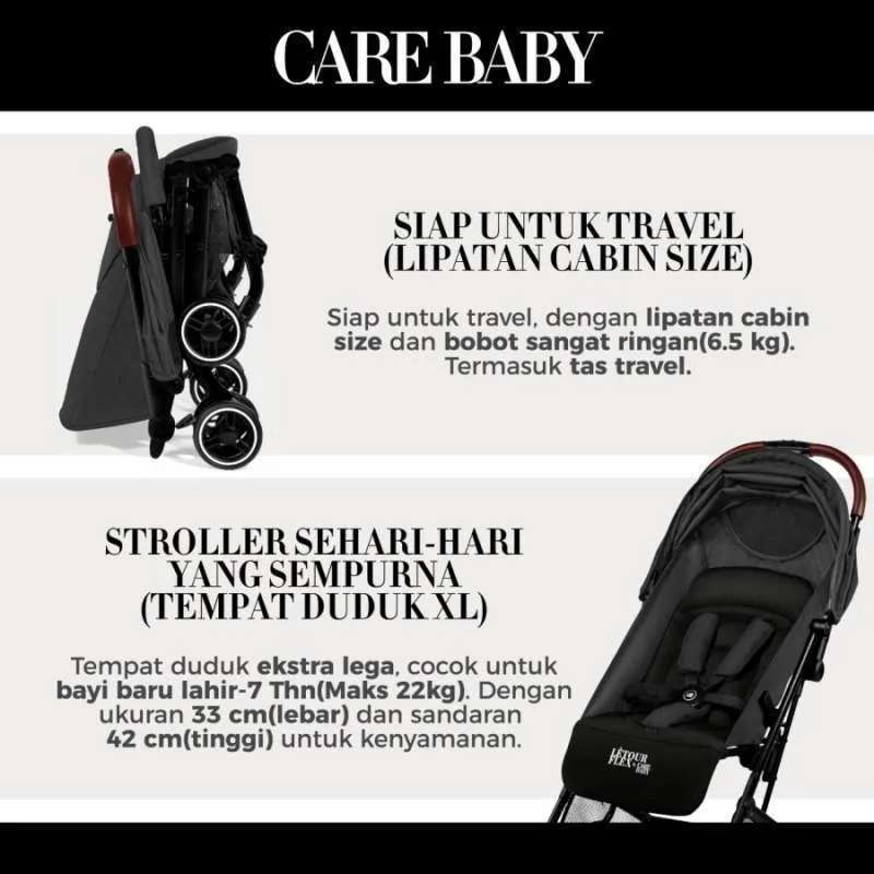 CARE BABY Stroller Letour Flex CBS 2001 / Kereta Dorong Bayi