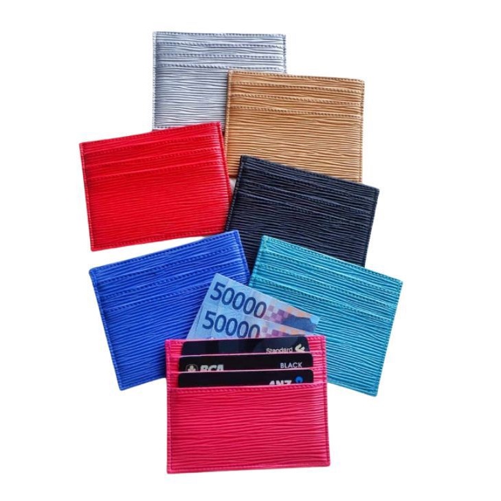 CARD HOLDER 6 SLOT PREMIUM LV CACING / DOMPET KARTU