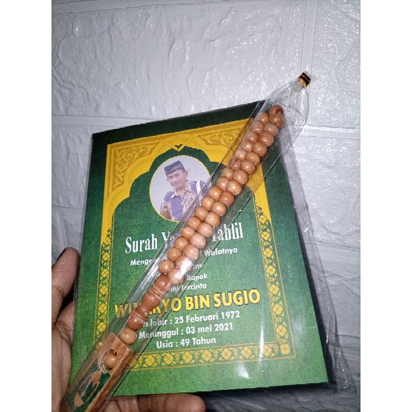 BUKU YASIN SET + TASBIH / YASIN CUSTOM / TAHL