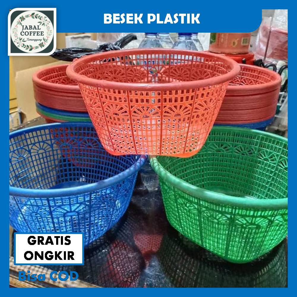 Cething Besek Plastik / Besek Keranjang Telur Dan Bumbu / Besek Plastik J46