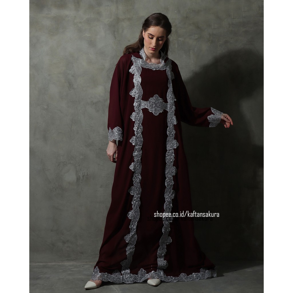 Gamis Kapucong Bordir Hoodie gamis Lebaran Terbaru Warna Hitam Putih Maroon Ungu Hijau uk all size