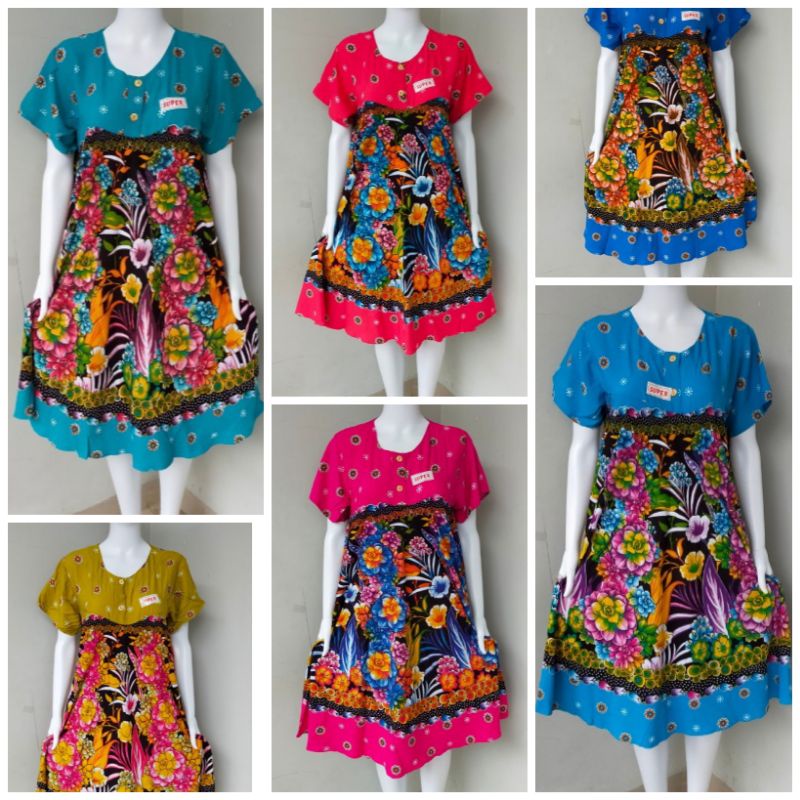 DASTER KLOK BOBOK LD 115 CM PB105 CM KENCANA UNGU LABEL HIJAU