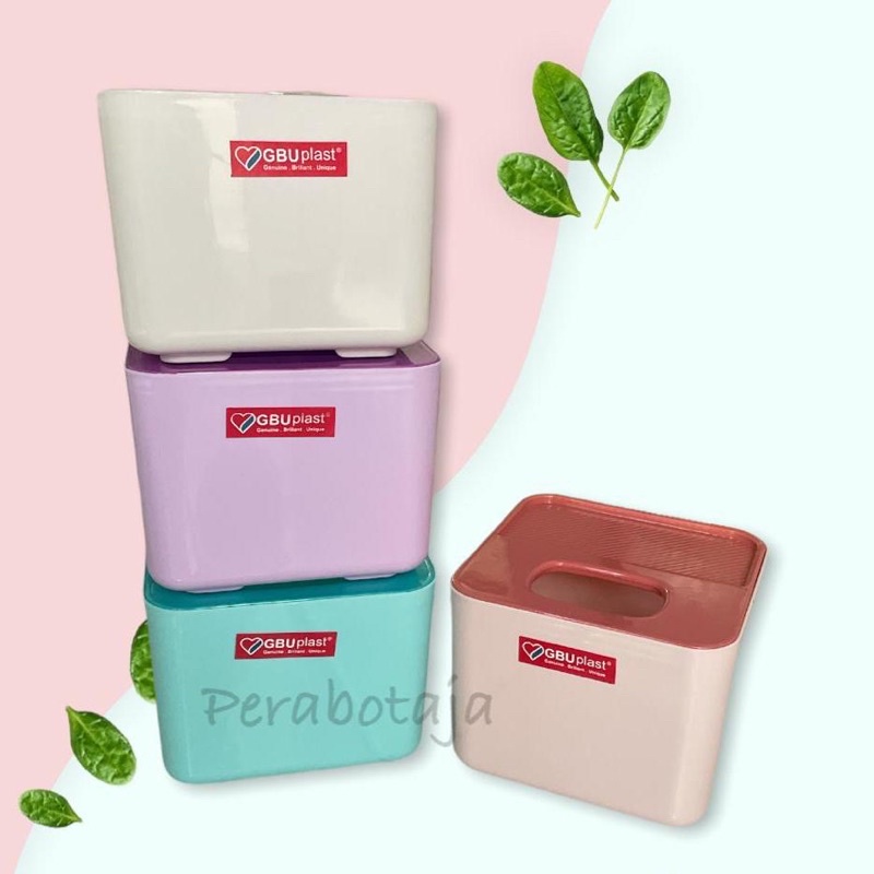 TEMPAT TISU BOX GBU | KOTAK TISSUE LIVIA WARNA | TISSU DISPENSER