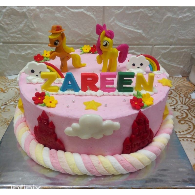 

Free ongkir Es krim tart ultah anak little pony