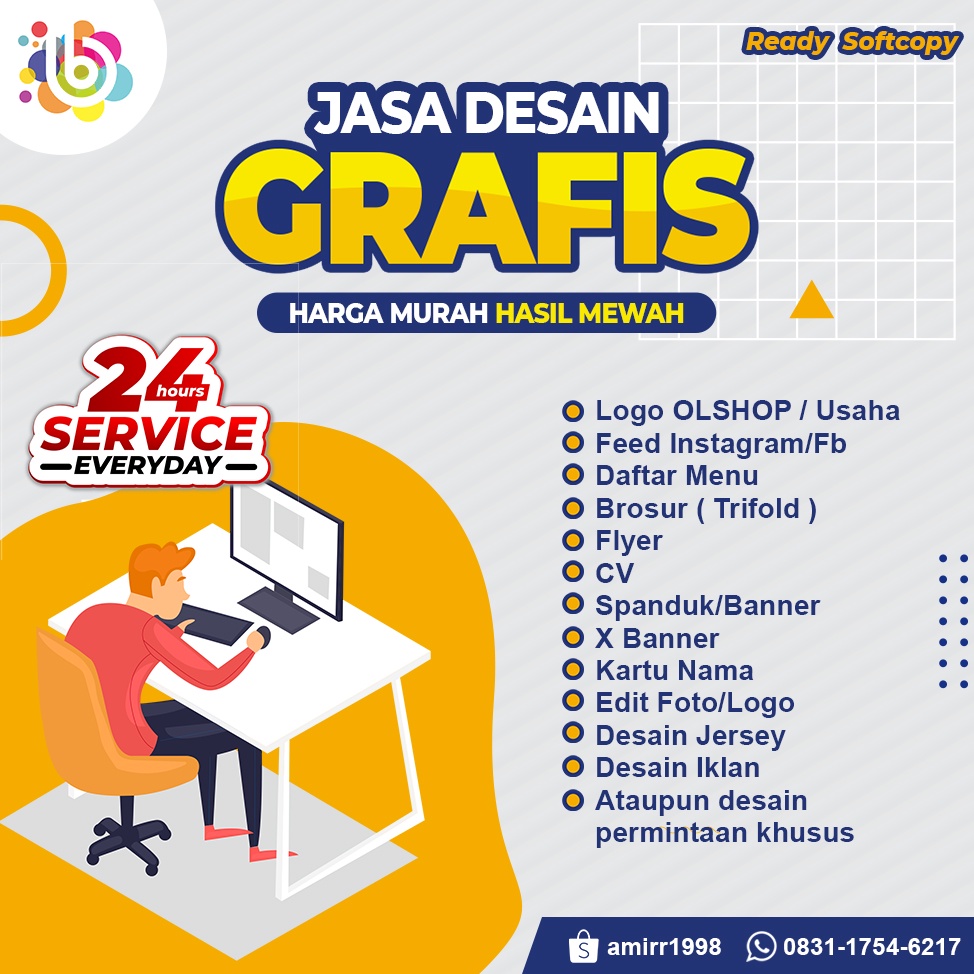 Jual Jasa Berbagai Desain Grafis Daftar Menu X Banner Flyer Poster Dll Indonesia Shopee Indonesia