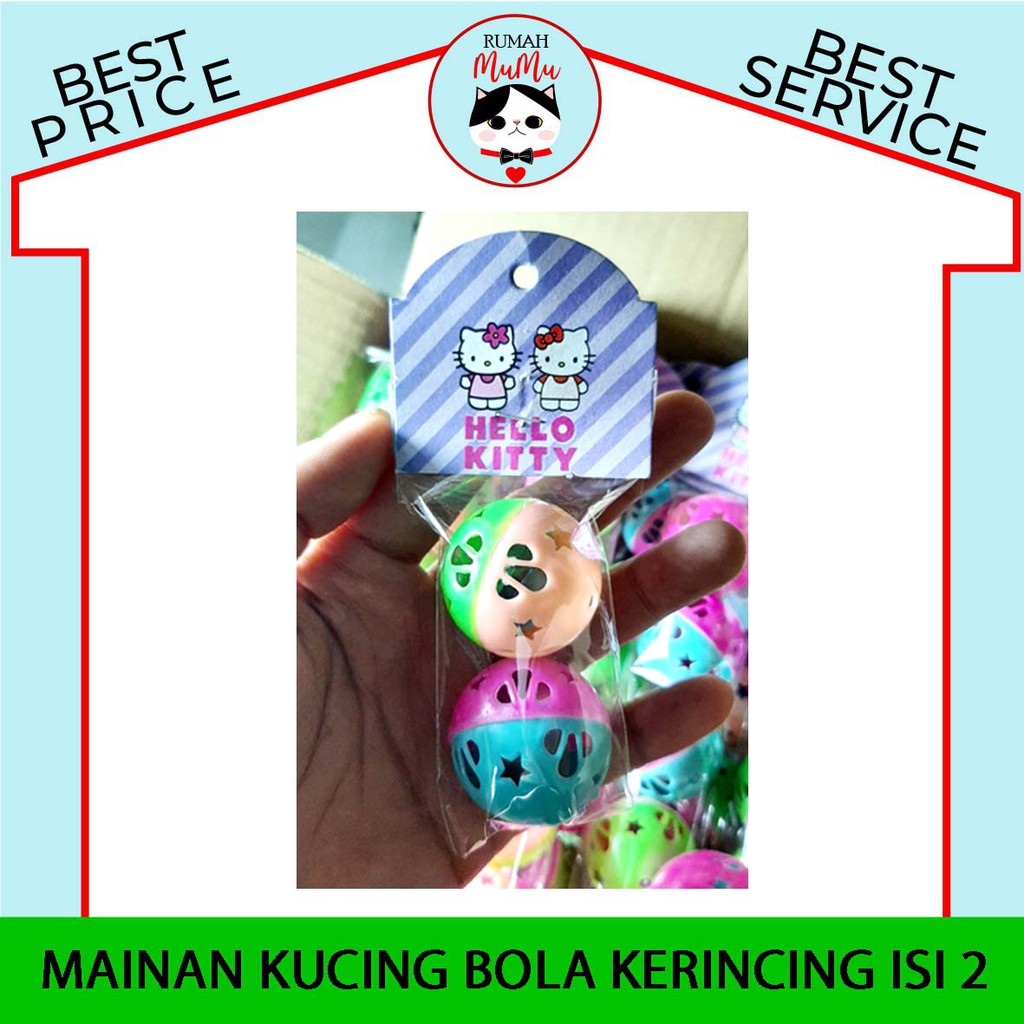 MAINAN BOLA KERINCING KUCING ANJING MURAH BERKUALITAS