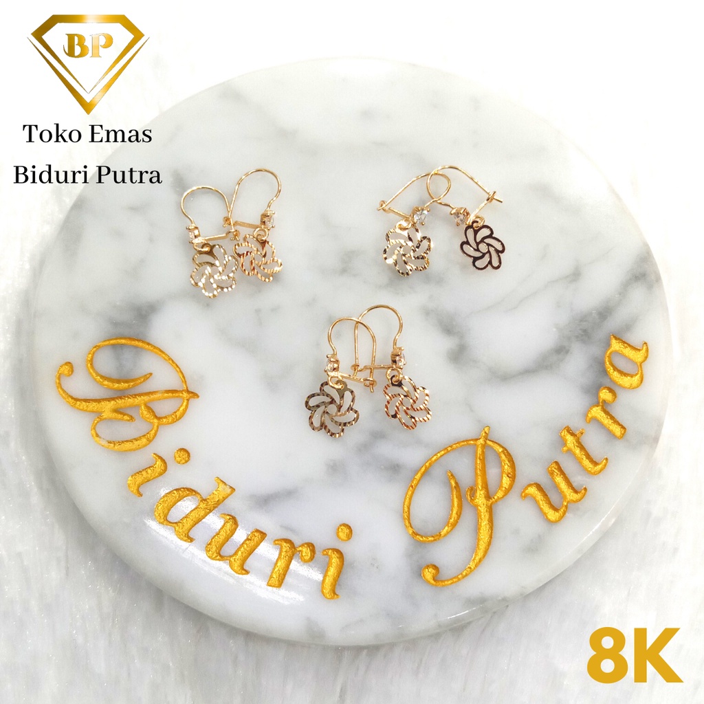 ANTING DESI EMAS ASLI KADAR 8K/375 toko emas biduri putra - toko mas asli - anting emas kadar 375 - anting emas muda - perhiasan emas asli - anting emas termurah - toko emas purbalingga