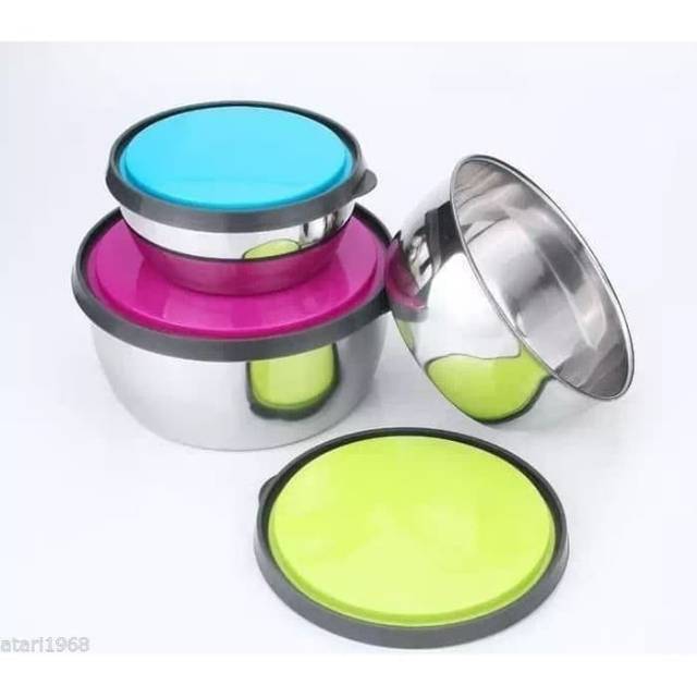 Sale Tempat Makan Wadah Container Stainless 3pcs lxKqLgflaQwrm