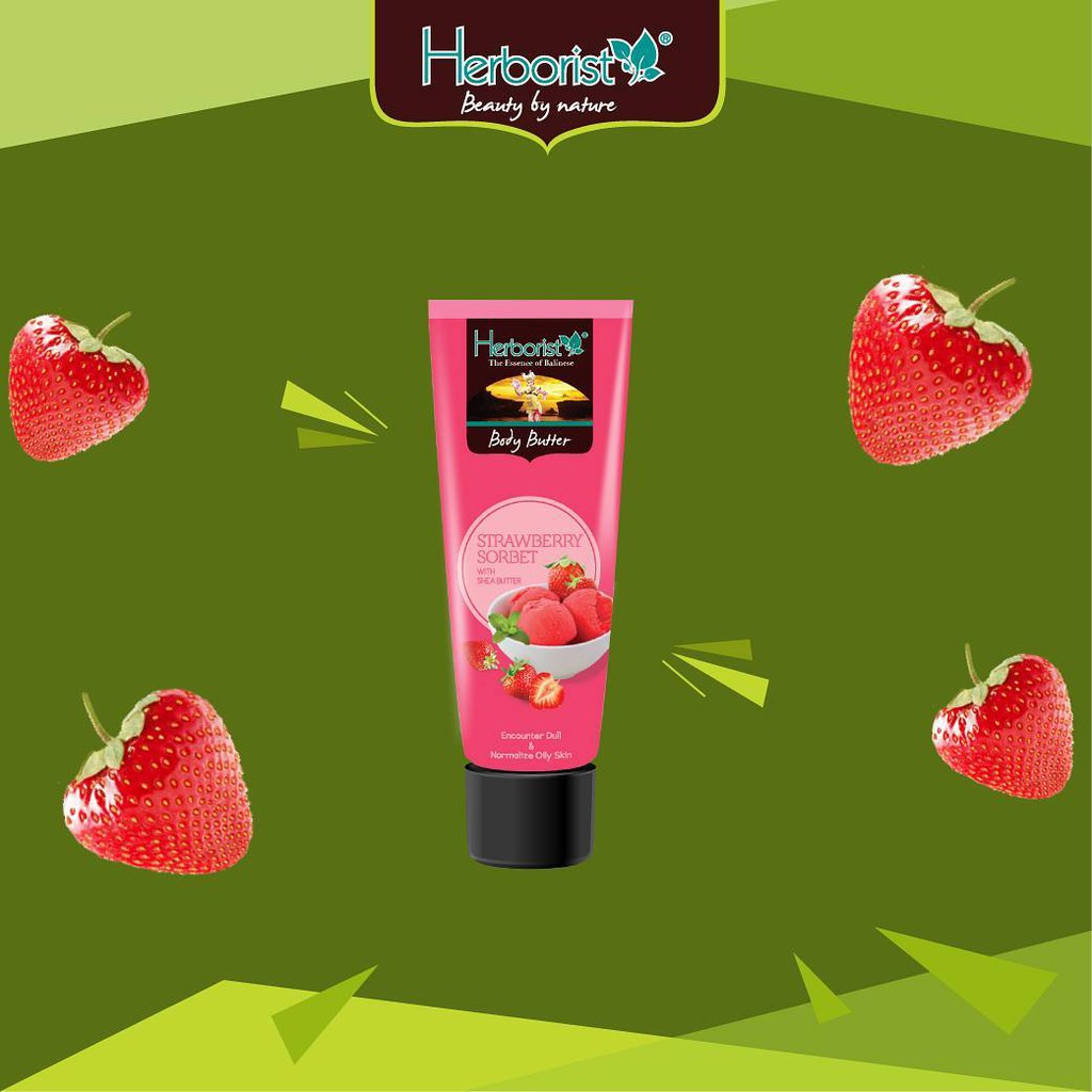 (BOSS) Herborist Body Butter 80 gr Kemasan Tube