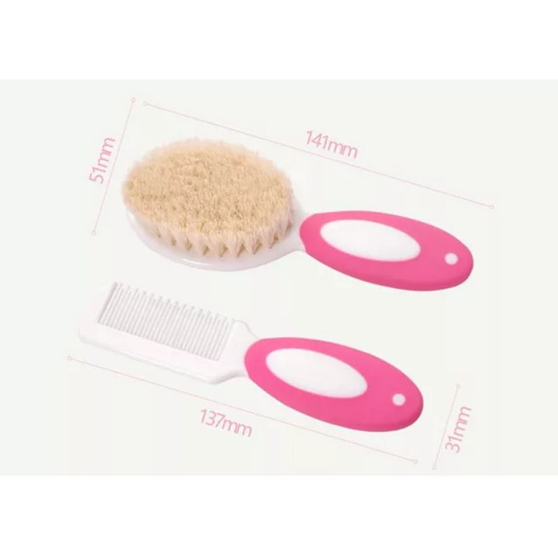 LZ.N42 sisir bayi 2in1 gen 3 bagus. baby comb brush