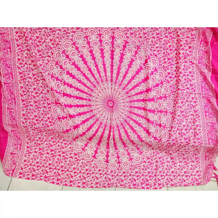 [READY 7WARNA] Kain Tapestry Kipas/ Sarong Pantai Bali / Kain Mandala cocok dgn Tumblr &amp; Wooden Clip