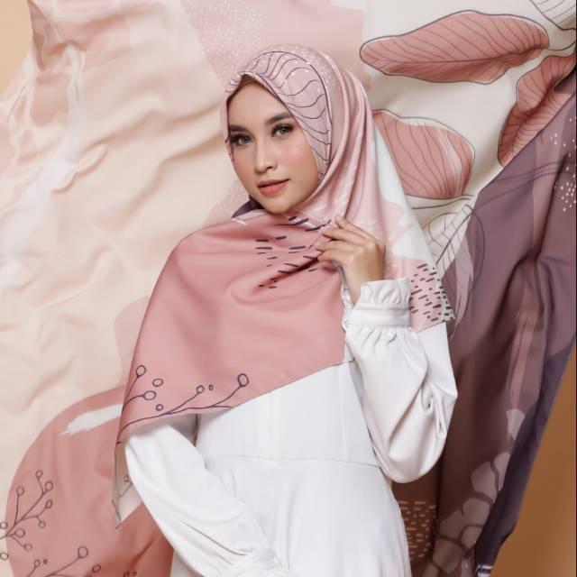 KERUDUNG SEGI EMPAT PRINTING - JILBAB SEGIEMPAT - HIJAB SEGIEMPAT SCARF ANSARA