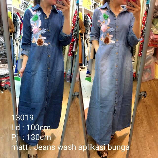 Maxi Jeans Washed Gamis