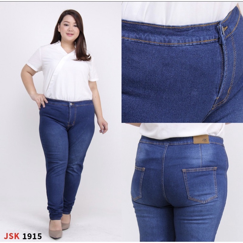 Celana jeans Hight west panjang Skinny  /Jeans pinggang tinggi wanita