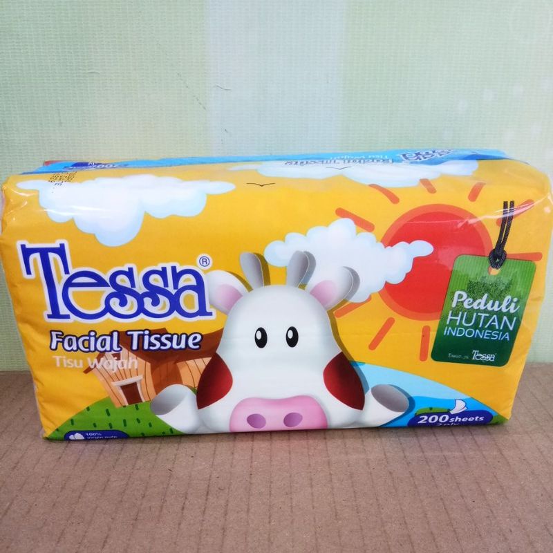 TESSA (KARAKTER) FACIAL TISSUE 2PLY 200SHEET