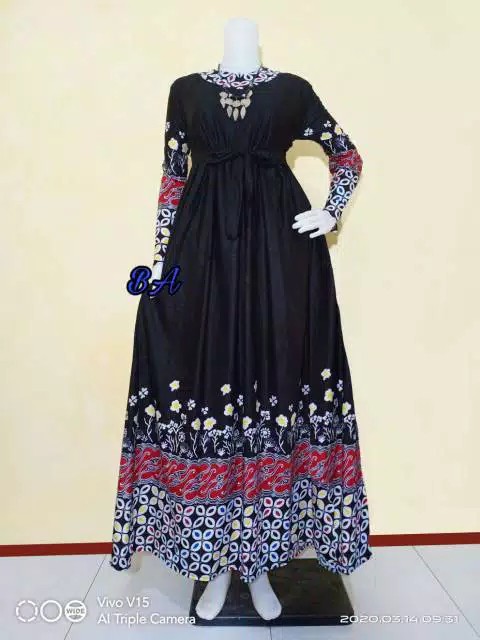 Gamis Batik Manggar, Padi,sekar,cantik,kubis,kipas,daun,kupu,nadine,gendis,kawung,termurah