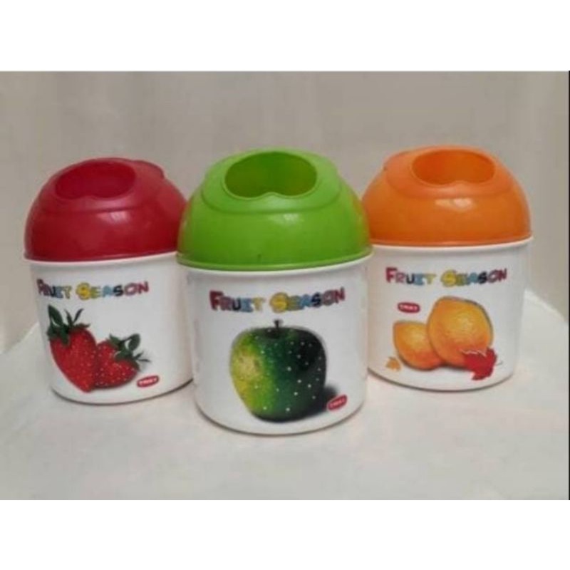 Tempat tisu gulung bulat plastik trixy