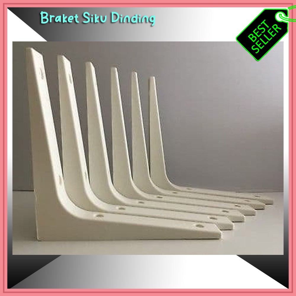 Braket Siku Dinding Untuk Papan Rak Kayu Dinding Rak Siku Penyangga Siku Siku Rak Penyangga Murah