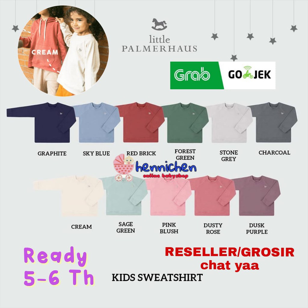 PROMO 7.7 PROMO BAJU LEBARAN Little Palmerhaus - Kids Sweatshirt 1-6 Tahun (Sweater Anak) PART 2