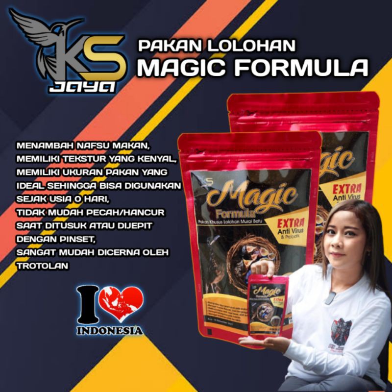 LOLOHAN MURAI MAGIC FORMULA - MAGIC FORMULA - PAKAN LOLOHAN - PAKAN LOLOHAN MURAI - LOLOHAN MURAI