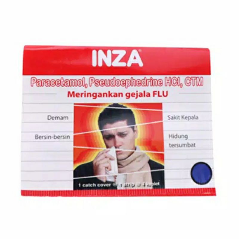 INZA Tablet Strip obat Flu 4 [tablet]