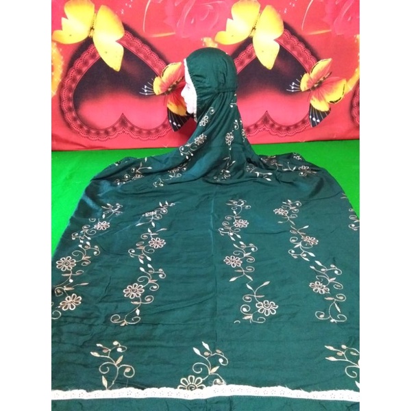 MUKENA GRACELLA TERUSAN [GREEN SERIES] - MUKENA RAYON ADEM TERUSAN