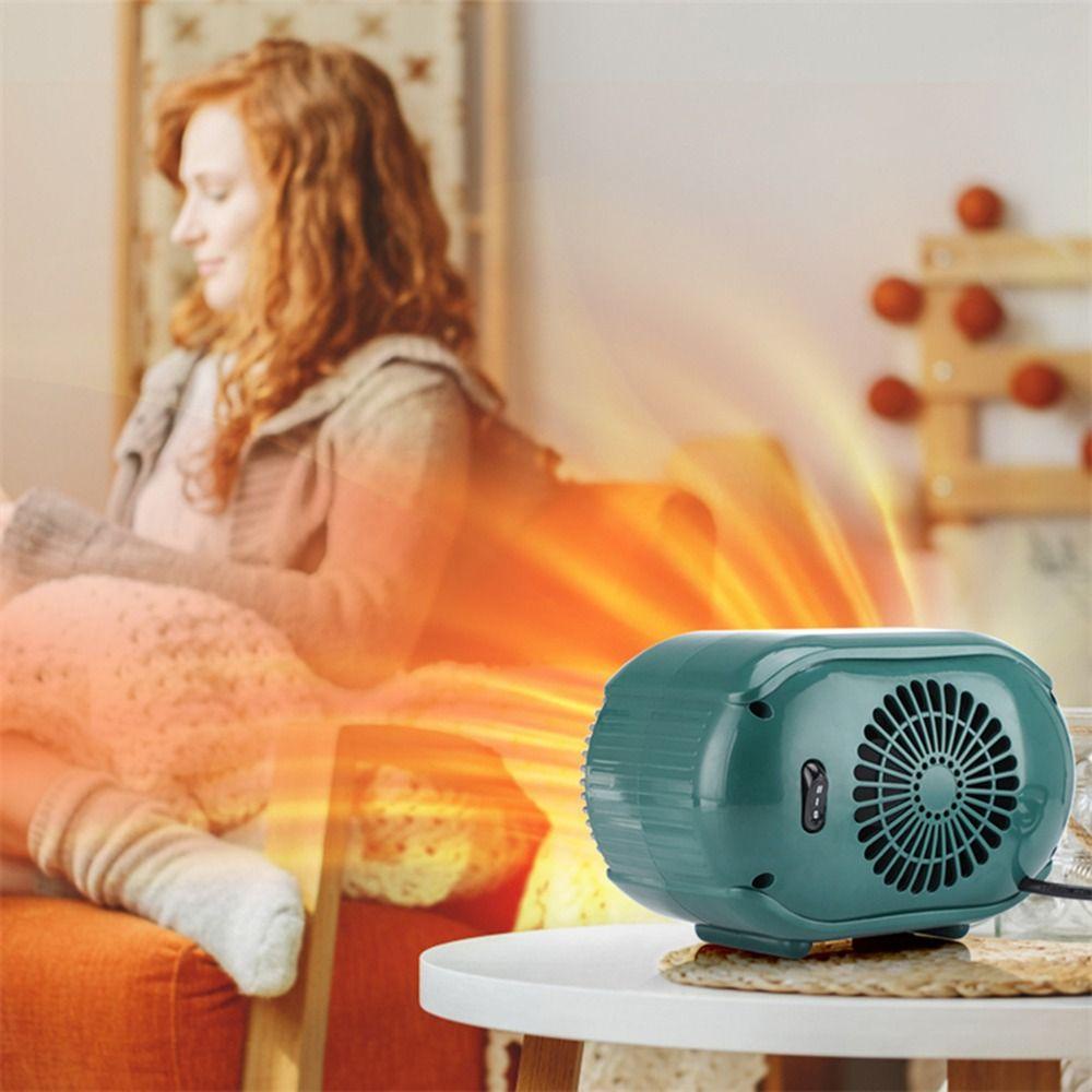 Populer Pemanas Listrik Mini Portable Fan Air Heater Winter Heating Warmer Penghangat Ruangan Rumah Kantor