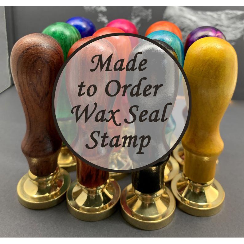 

Custom Wax Seal Stamp - Personalized Wedding Invitation Wax Stamp Kit - Custom Sealing Wax Stamp