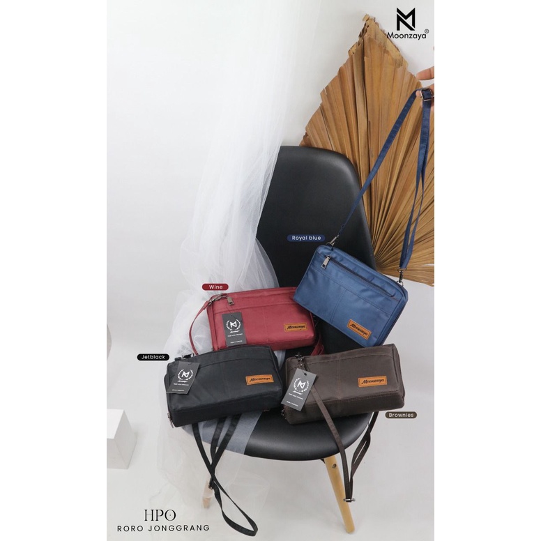 Tas HPO/ Tas Handphone/ Dompet Wanita Selempang Roro Jongrang Original Moonzaya